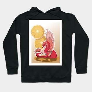 Pink Oranges Hoodie